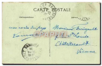 Val André — Ogólny widok plaży, widok z falii Château-Tanguy — Piekła Bretanii — Rewers