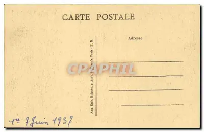 Bois de VINCENNES — Lago Daumesnil — E.M. — Verso