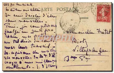 Guéthary — Ogólny widok — wydanie J. B. Sérès, nr 5 — Rewers