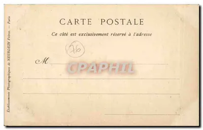 Porche katedry Świętego Maclou (1820) — Stary Rouen — Zbiory ND Phot — Rewers