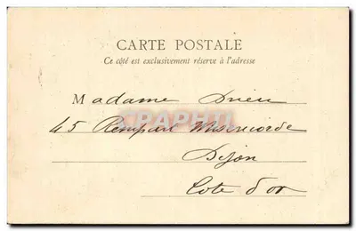 Mont Saint-Michel — Les Michelettes — B. F. Paris, n° 1904 — Verso