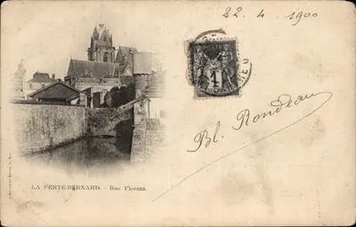 La Ferté-Bernard - Rue Florant — editor J. Rouxvert, número de série não visível