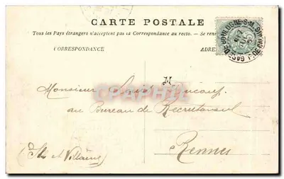Boulogne-sur-Mer — Die Molen, Ausgang der Malle — Verlag J. Treviès & Cie, Nr. 21 — Rückseite