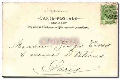 Bruxelles — Pałac Królewski w Laeken — Lagaert, Brux. — Nr 145. — Rewers