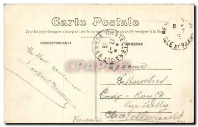 Rennes — Nowy Ogród Thabor — Wydawca: H. Lefebvre, Rennes — Rewers