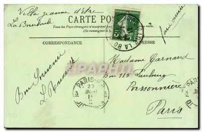 La Bourboule — O Barragem — LL. — Verso