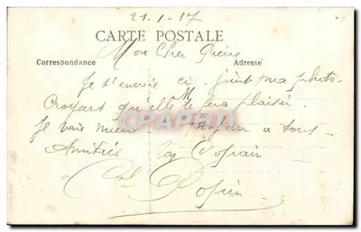 GAEN - Caserne du Château - Porte de Secours — Collection A D — Verso
