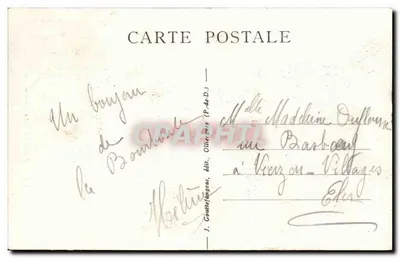 La Bourboule — Il grande ponte sulla Dordogne — G. D'O. - 898 — Verso