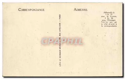 Angoulême — Rue des Halles Centrales — LL — Verso