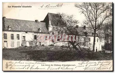 Os restos do Castelo de Applaincourt — A Picardie illustrée — n° 2603