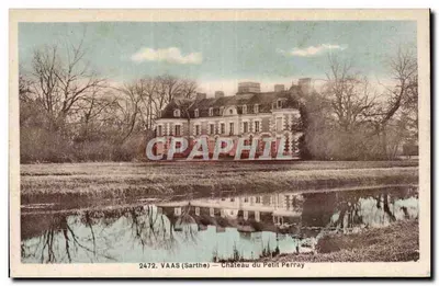 Vaas (Sarthe) — Castelo do Petit Perray — n°2472