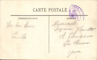 Gérardmer — Waterval van de Brug van de Liefde — LL — Achterkant