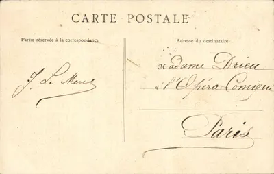 Rodovia de Cauterets a Pierrefitte (H. Pyr.) — Saída de Cauterets — B. F., Paris — Verso