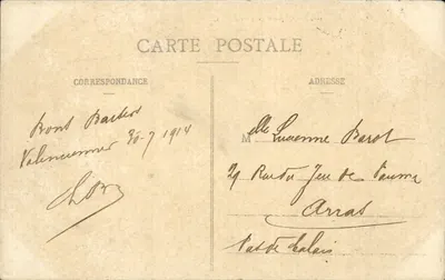 Valenciennes - Square Froissart — E.C. n°13 — Verso