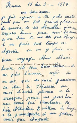 Aubigné (Sarthe) — A Igreja — Verso