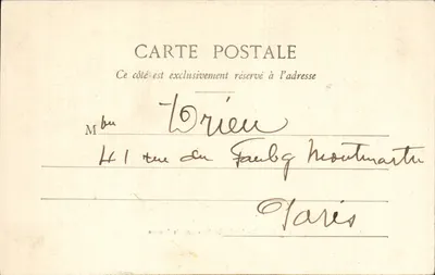 Pontoise — Jardim Público - Grande Avenida — A. Seyes, imp.-édit — Verso