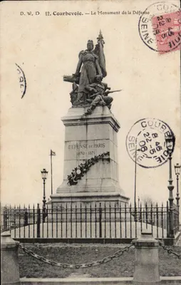 Courbevoie — O Monumento da Defesa — D.W.D. 12