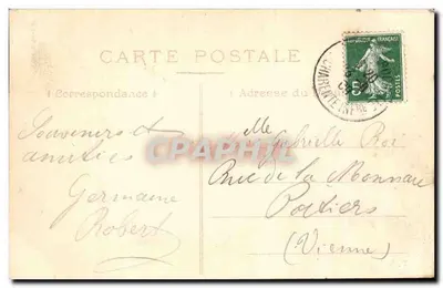 La Rochelle — O Hotel de Ville — editor B.L.L.R. n°6 — Verso