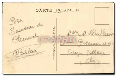 Clermont-Ferrand — Rue Ballainvillier — La Pyramide — Le Musée — Rewers