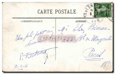 Cap Brun — Le Port Méjean — Éditeur : CPAPHIL, n° 140 — Verso