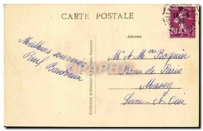 Méréville (S.-et-O.) — O Bois de Boulogne — Edit. Piisson-Chédebois — Verso