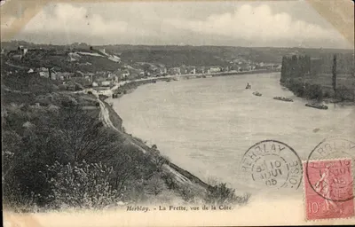 Herblay - La Frette, vista da Côte — B. Morin, editor