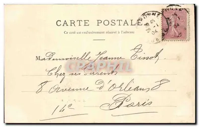 Chaulnes — Vista Oeste — P. D. — P. Dupré, editor, Saint-Quentin — Reverso