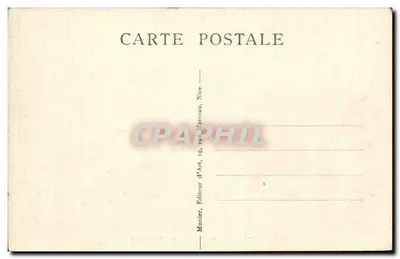 NICE — Jetée-Promenade e novos jardins — Munier, Editor de Arte, 19, rue Marcelau, Nice — Verso