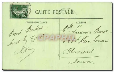 Arras — O Hotel de Ville — Sala das Festas — LL. — N° 90 — Verso