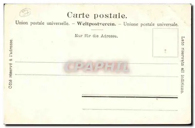 Fribourg — Fontanna Wielkoduszności — wydawca Burdor, lit. Saint-Mier, n° 1881 — Rewers