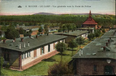 Bitche - Le Camp - Vista geral em direção à Delegacia de Polícia — editor O.P. n°6
