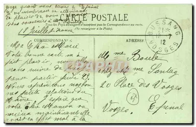 Saint-Maurice-sur-Moselle — Route du Ballon — De Roche van Mortevielle — L.L. — Achterkant