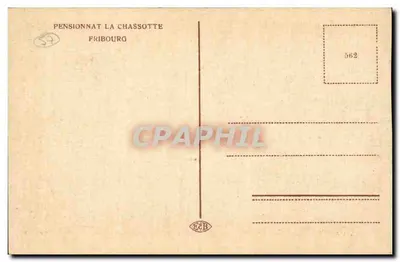 Interior de capela — editor CEB n° 562 — Verso