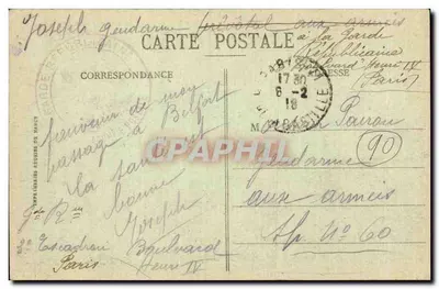 Belfort - La Avenue de la Gare — Serie 385, editada por Mayes & Cie, Nancy — Reverso