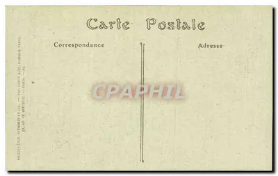 Amboise — Wewnętrzna część kaplicy zamku — Anciens Étab. Neurdein et Cie, Paris — Rewers