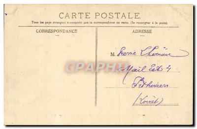 Pithiviers — Mail Nord — Faubourg du Croissant — wydawca Pithiviers n°1032 — Rewers