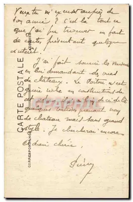 Poitiers - De Prefectuur — uitgever C. Bréonard, n°110 — Achterkant