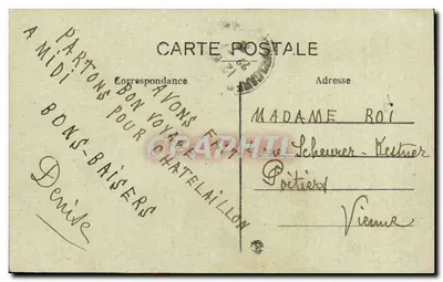La ROCHELLE — Entrada do Porto — R. Bergevin, Ed. 66, rua dos Merciers — Verso