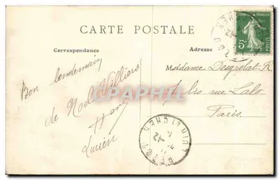 Zamek w Vallée w Villiers — Okolice Vendôme — Fototypia H. Chartier, Vendôme — Rewers