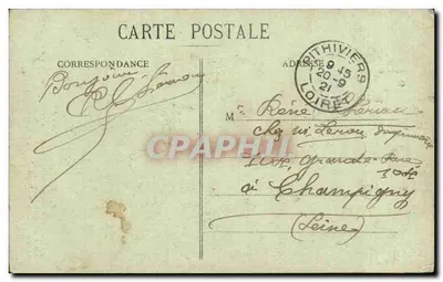 Pithiviers — Kasa Oszczędności — Wyd. Louis Joly, Pithiviers — Rewers