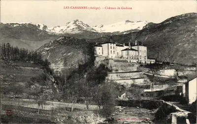 Les Cabannes (Ariège) — Castelo de Gudane — editor Danphîn, lib.-editora, Tarascon