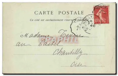 Castelo de Althi-sur-Orge — Athis-Mons (Seine-et-Oise) — editor não identificado — Verso