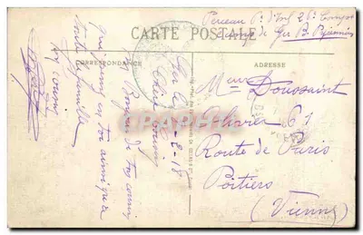 Environs de TARBES — Camp de Ger — Yve Manouguet, édit. — Verso