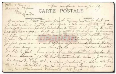 PAU - O Ponte de Jurançon e o Castelo — G. C. n° 88 — Verso