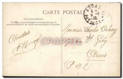 Calais — Katedra Najświętszej Maryi Panny — wydawca CTP, nr 17 — Rewers