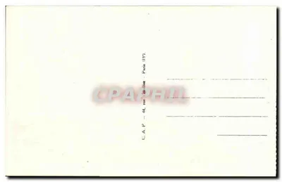 Chenonceaux — Zamek — Façada Wschodnia — LL.12 — Rewers
