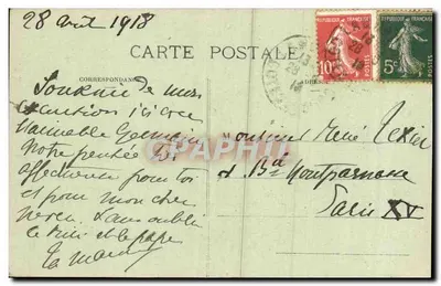 Lamballe (C.-du-N.) — Igreja N.-D. (Fachada) — Editor: Léon Léon — Verso