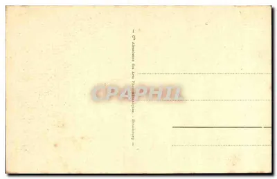 Cauterets - Most Hiszpański — widok mostu i wodospadów — seria 61 — Rewers