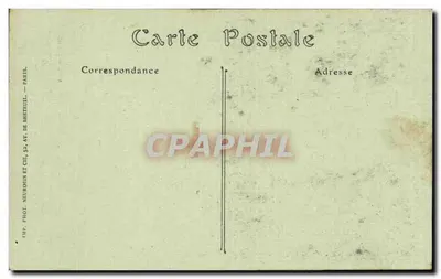 Soissons — A Catedral, fachada norte — B. Nougarède, Editor, Soissons. — Verso