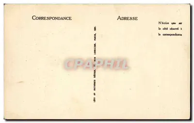Cambrai — O Novo Colégio — Edição 'A la Civette', place d'Armes — Verso
